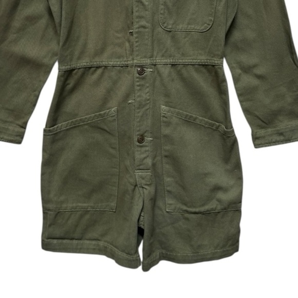 Free People Bliss And Mischief Short Flight Suit Romper Green Size Small - Picture 5 of 12